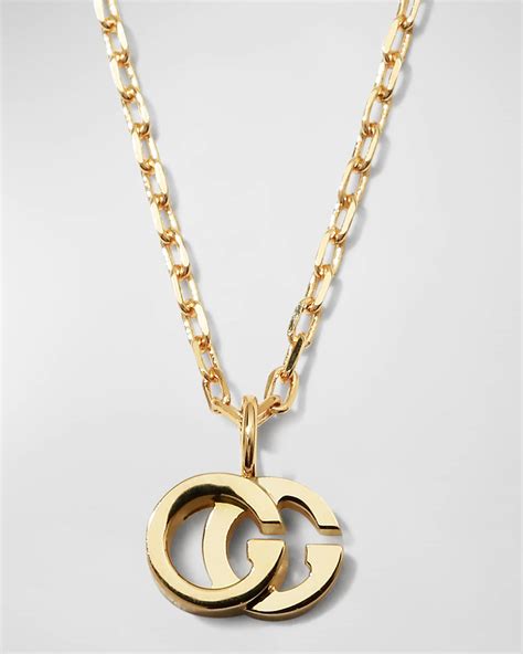 23k gold chain men gucci|gucci 18k gold barrel necklace.